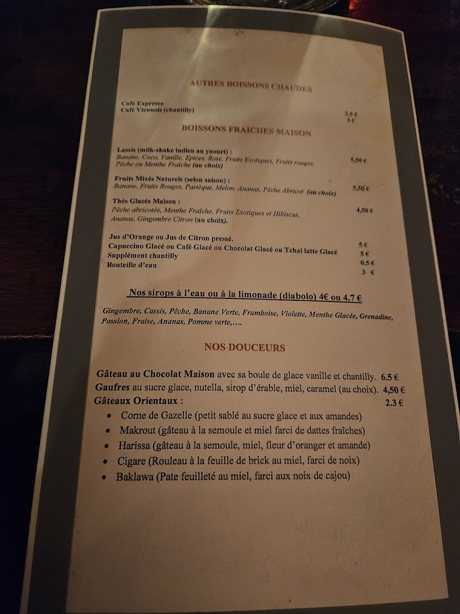 L'Orienthé- Salon de Thé Photo Menu 1