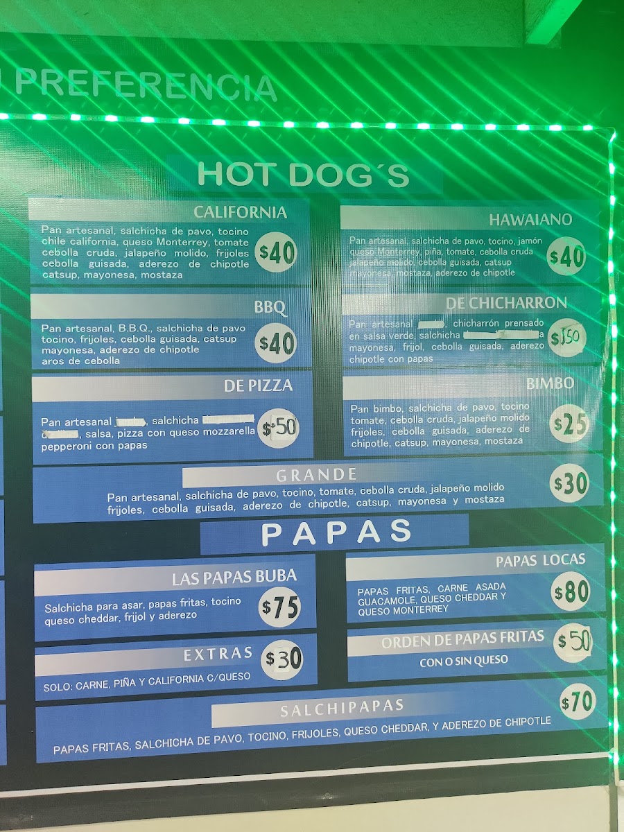 Hotdogs y Hamburguesas 'LOS CUATES' Photo Menu 6