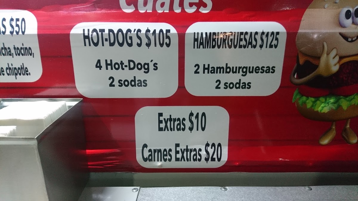 Hotdogs y Hamburguesas 'LOS CUATES' Photo Menu 7