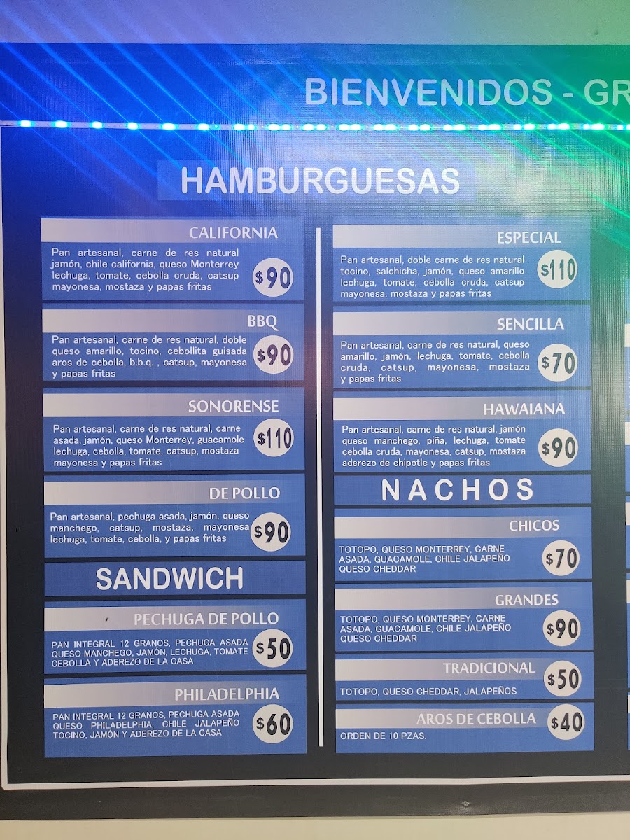 Hotdogs y Hamburguesas 'LOS CUATES' Photo Menu 9