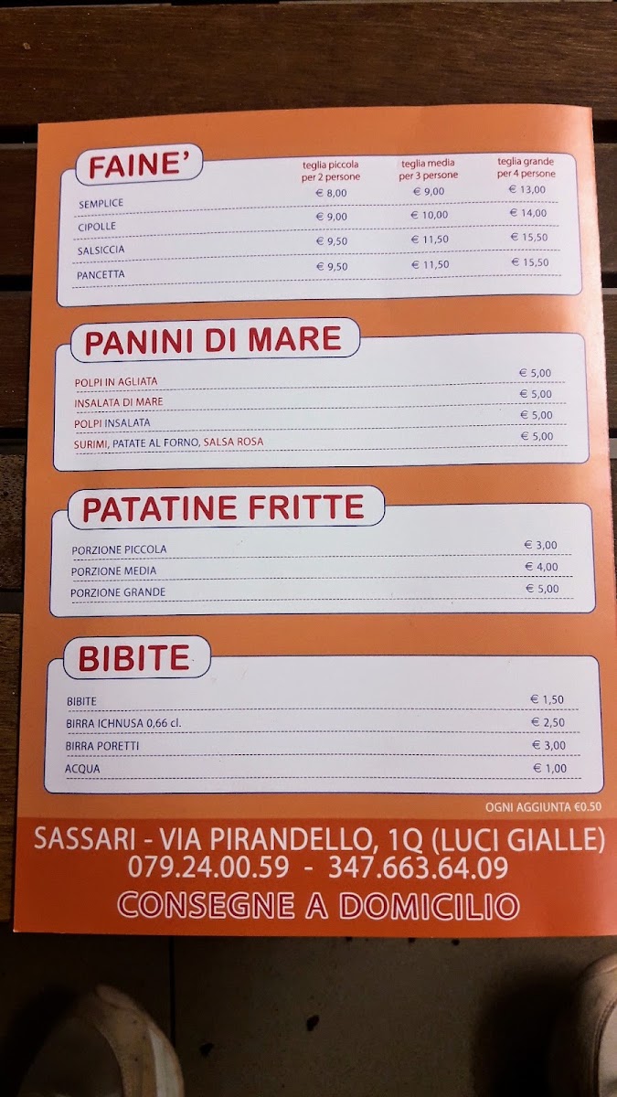 Pizzeria Pirandello Photo Menu 2
