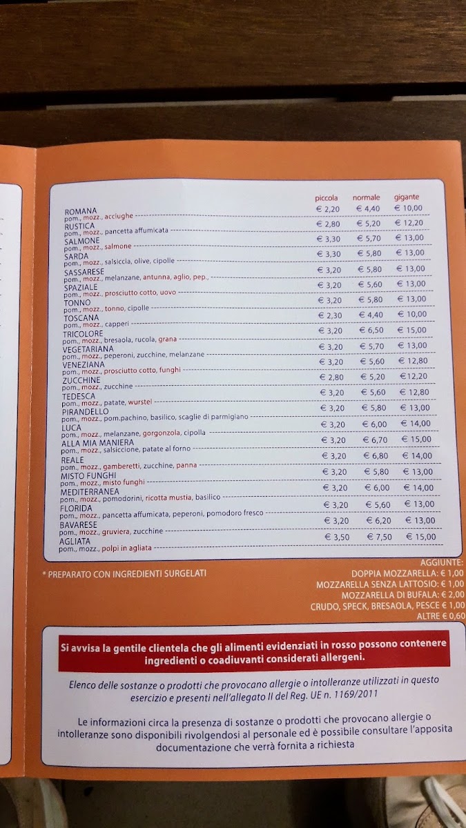 Pizzeria Pirandello Photo Menu 3