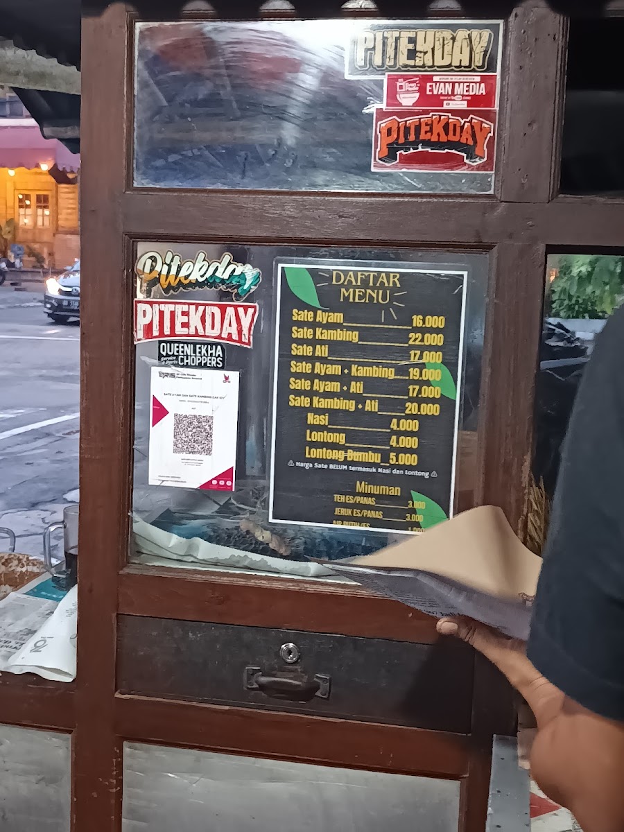 Warung Sate Ayam Cak Idy Photo Menu 2