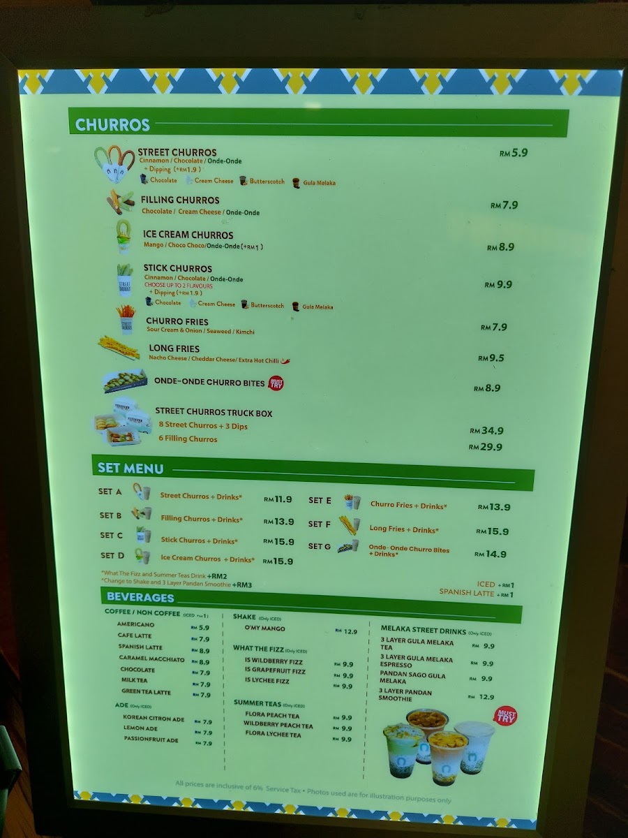 Street Churros Berjaya Times Square Photo Menu 1