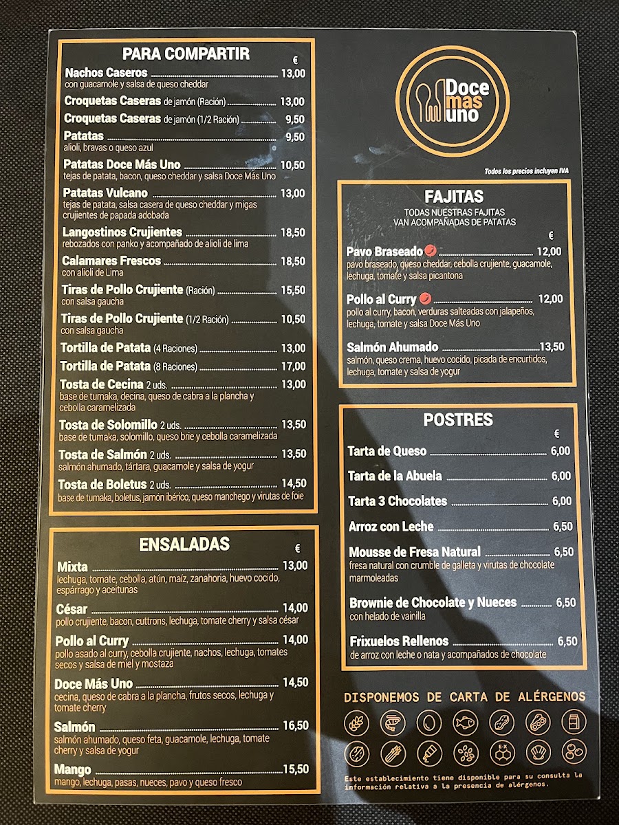 Doce Más Uno Hamburguesería Photo Menu 1