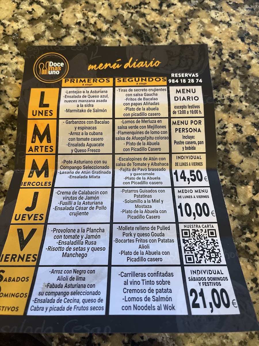Doce Más Uno Hamburguesería Photo Menu 5