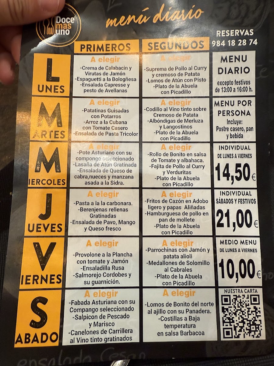 Doce Más Uno Hamburguesería Photo Menu 8
