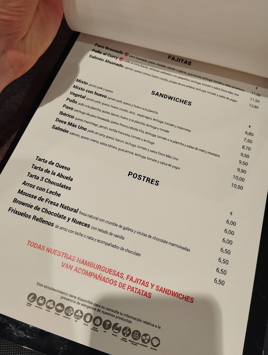 Doce Más Uno Hamburguesería Photo Menu 9