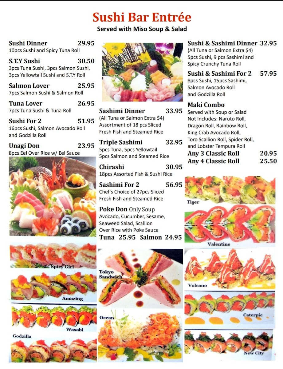 Mizu Hibachi & Sushi Photo Menu 6