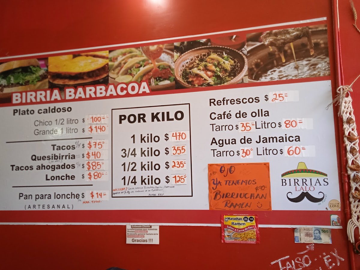Birrias 'Lalo' Photo Menu 1