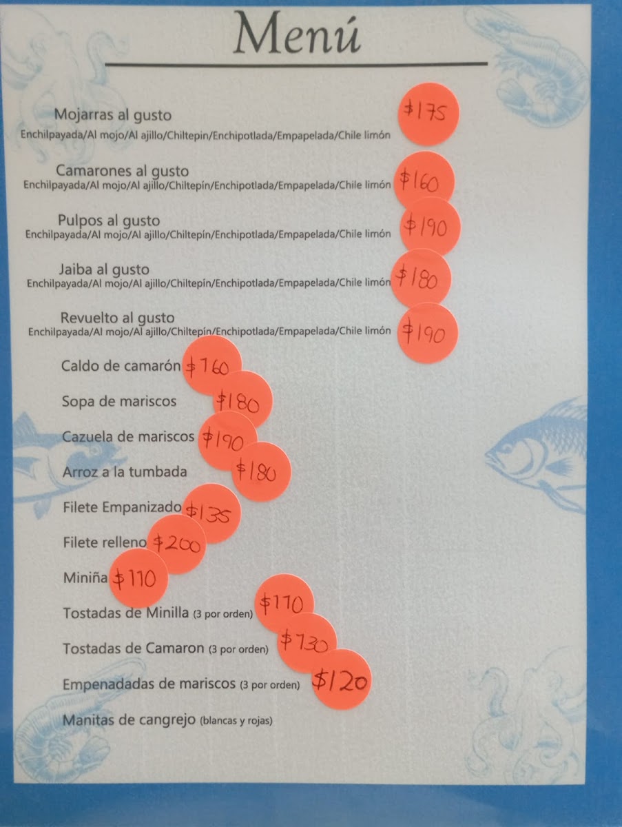 Mariscos aqui esta La Camilo Photo Menu 2