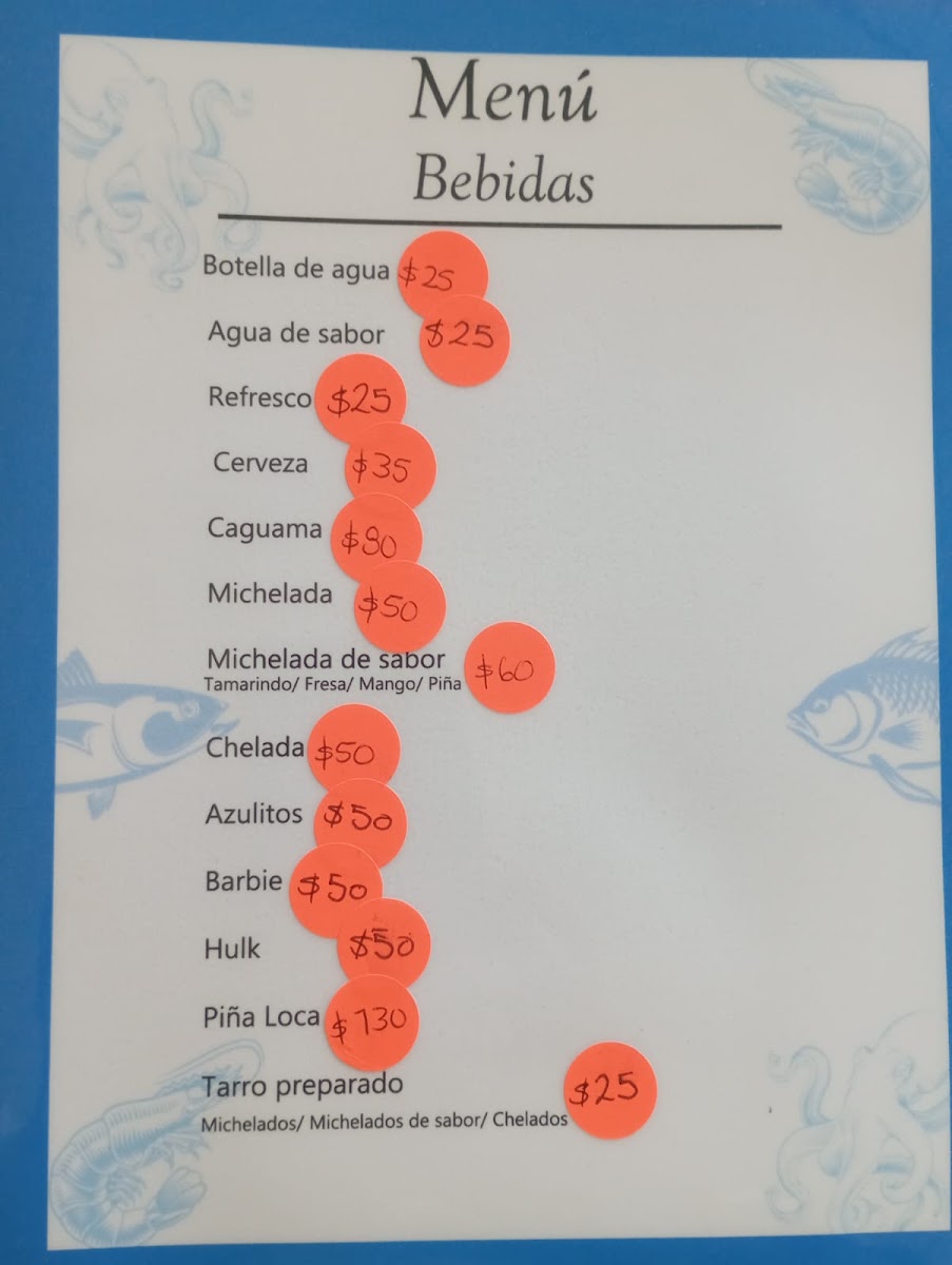 Mariscos aqui esta La Camilo Photo Menu 4