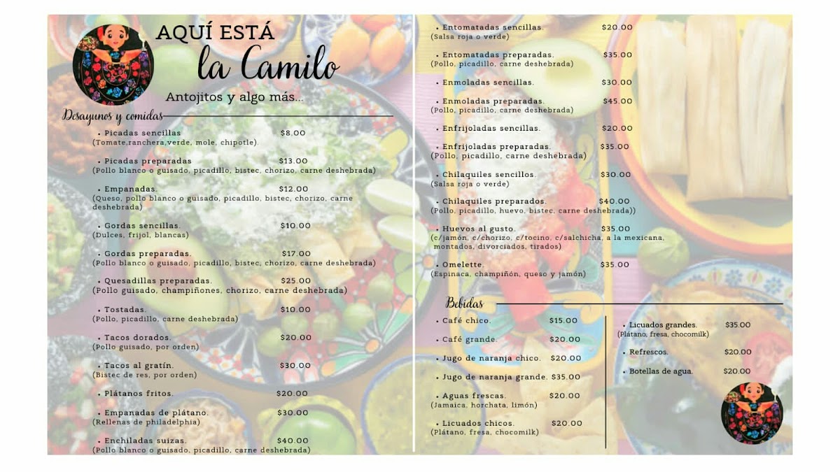 Mariscos aqui esta La Camilo Photo Menu 6