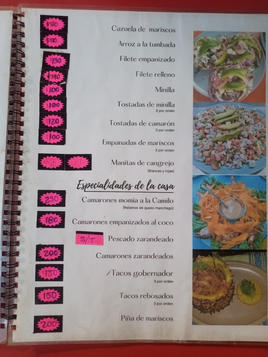 Mariscos aqui esta La Camilo Photo Menu 9
