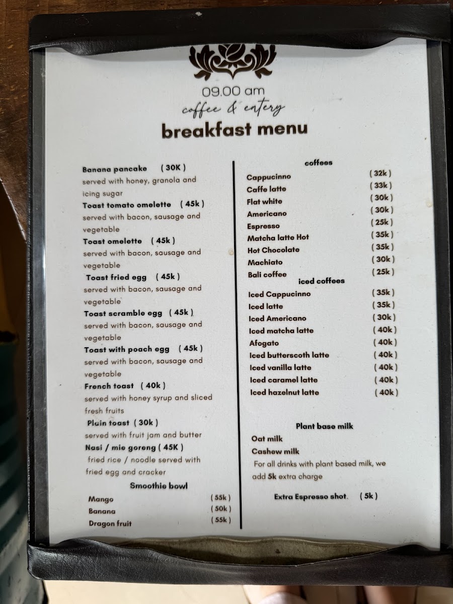 09.00am coffee and eatery Photo Menu 4