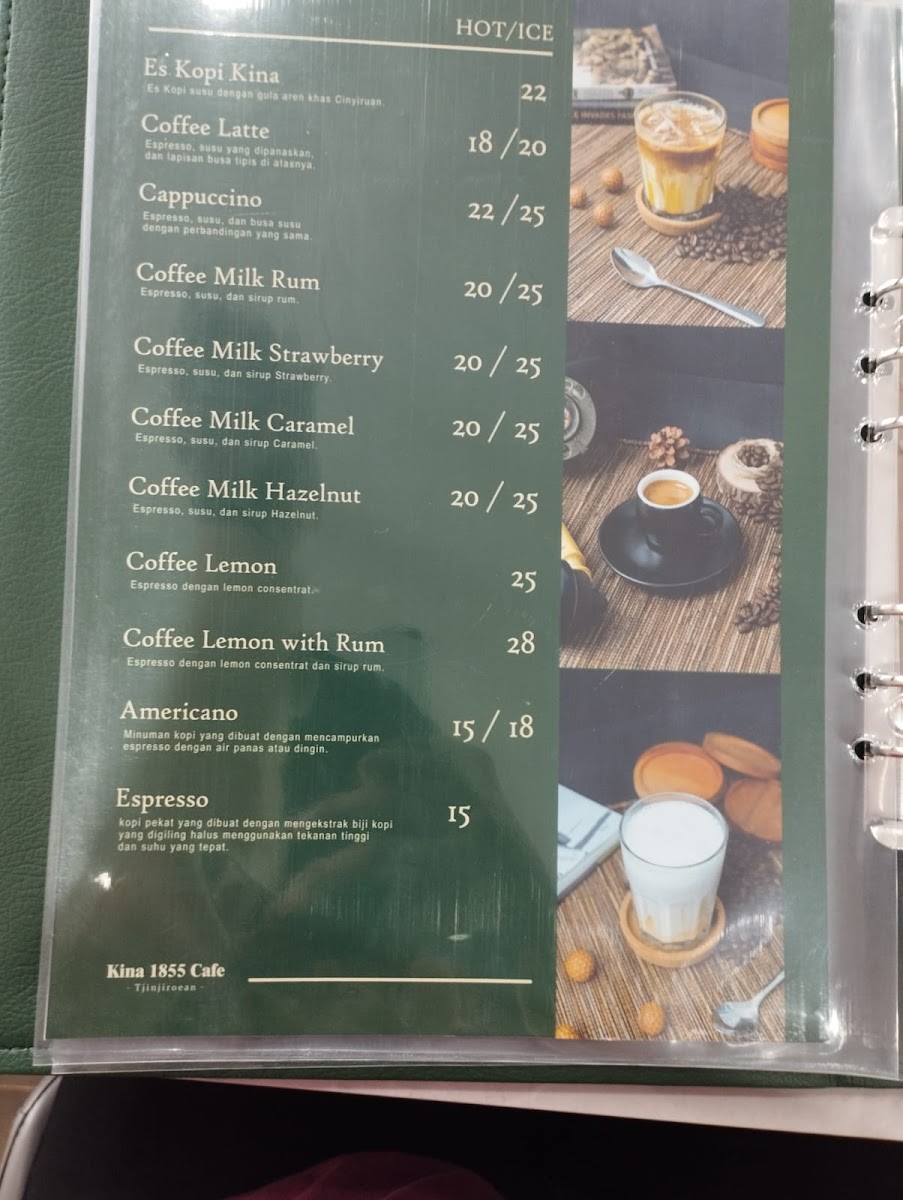 Kina 1855 Cafe Photo Menu 1