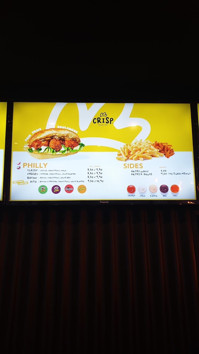 CRISP •Poulet Frit• Photo Menu 1