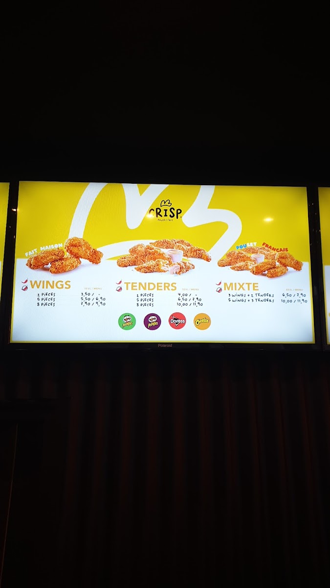 CRISP •Poulet Frit• Photo Menu 2