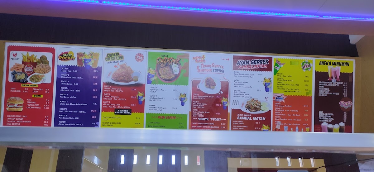 Rocket chicken Turi Photo Menu 10
