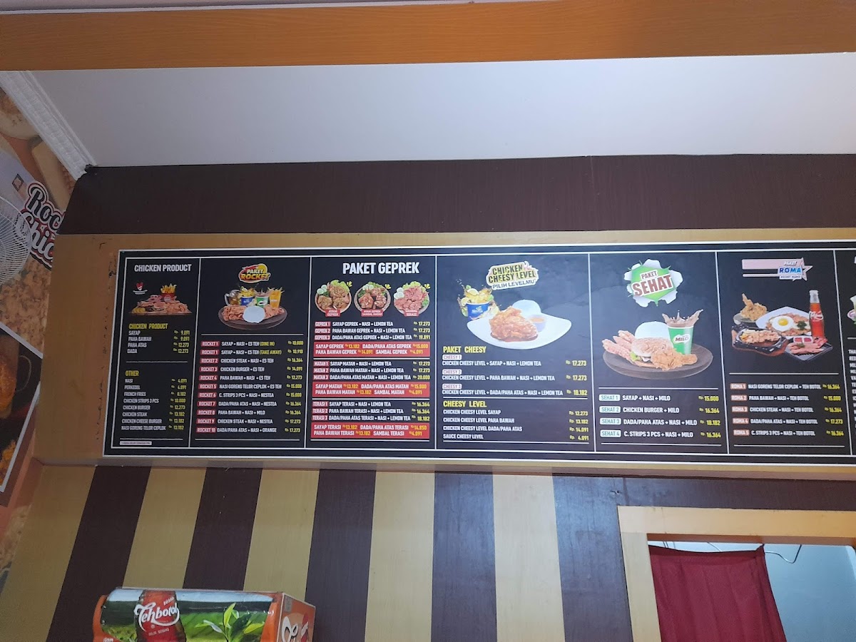 Rocket chicken Turi Photo Menu 3