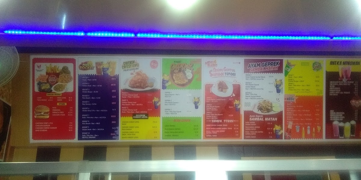 Rocket chicken Turi Photo Menu 9