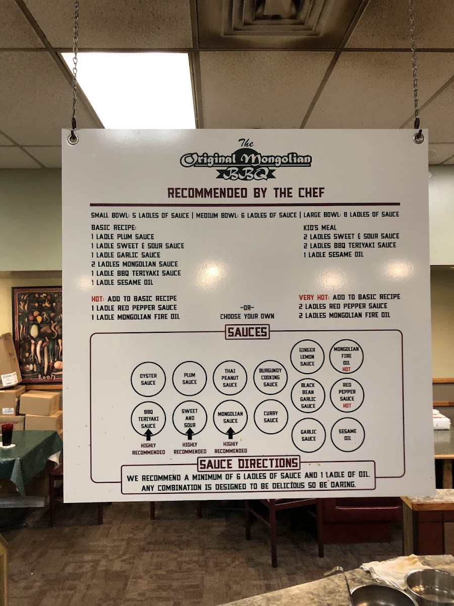 Mongolian BBQ Photo Menu 2