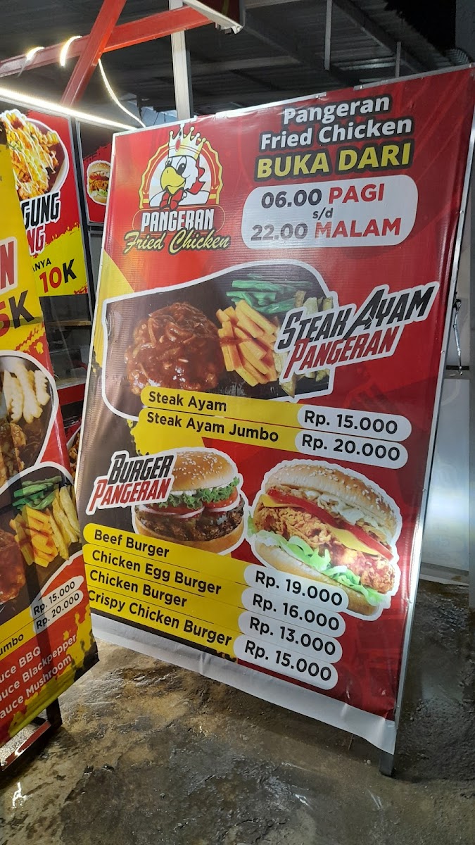 Pangeran Fried Chicken Photo Menu 1