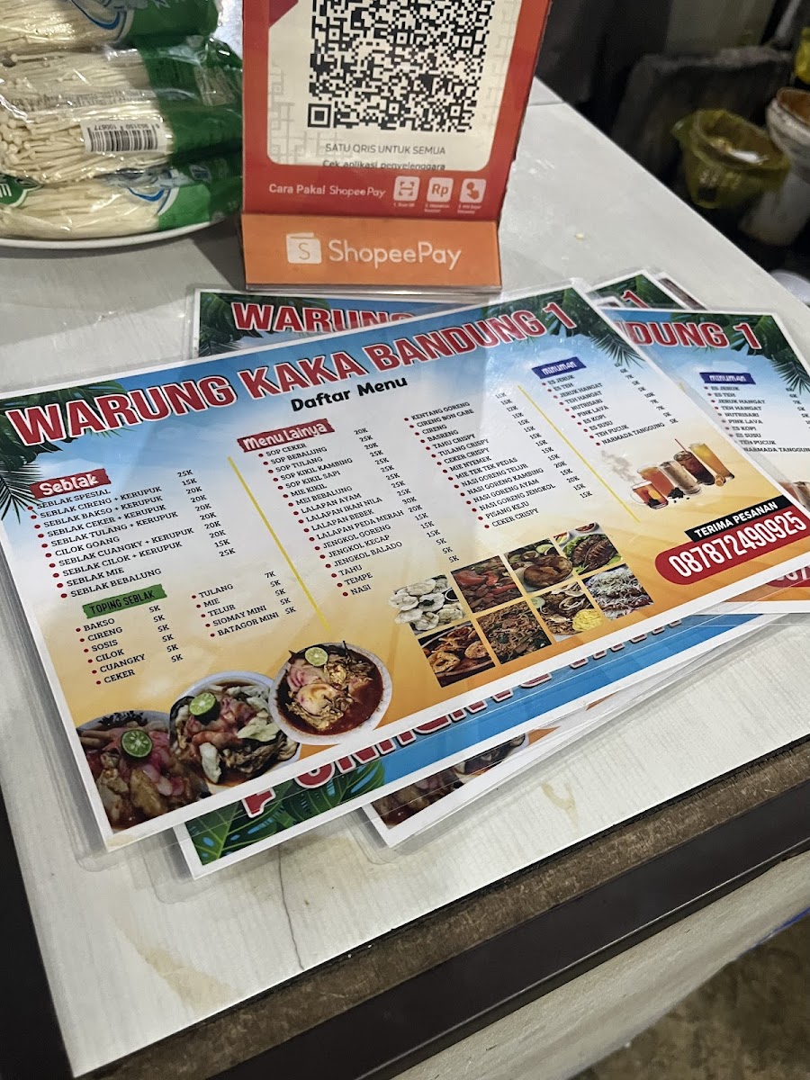 Warung Kaka Bandung Photo Menu 1