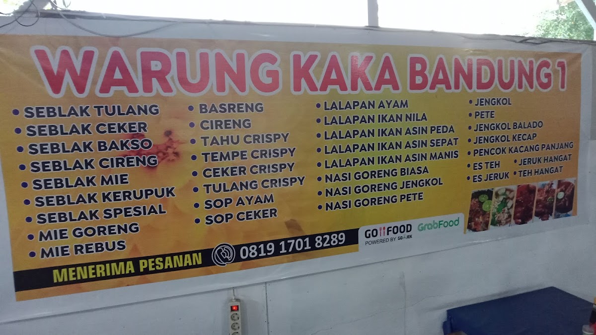 Warung Kaka Bandung Photo Menu 3