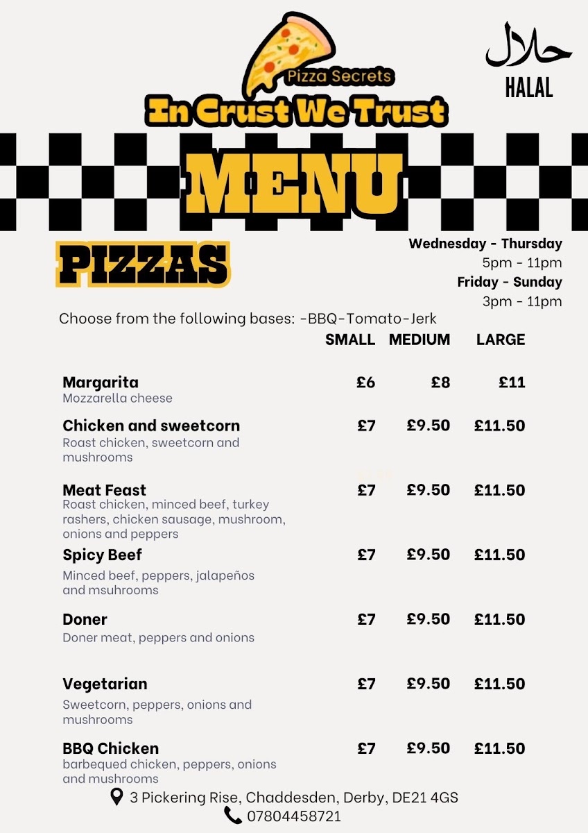 In crust we trust Photo Menu 3