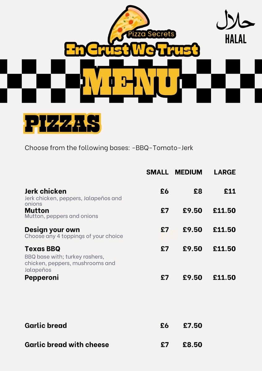 In crust we trust Photo Menu 4