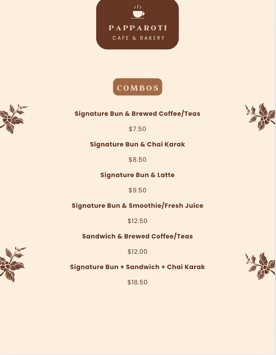 Papparoti Café & Bakery Photo Menu 3