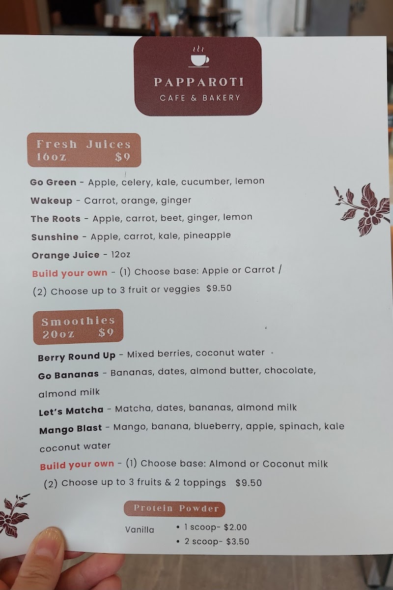 Papparoti Café & Bakery Photo Menu 9