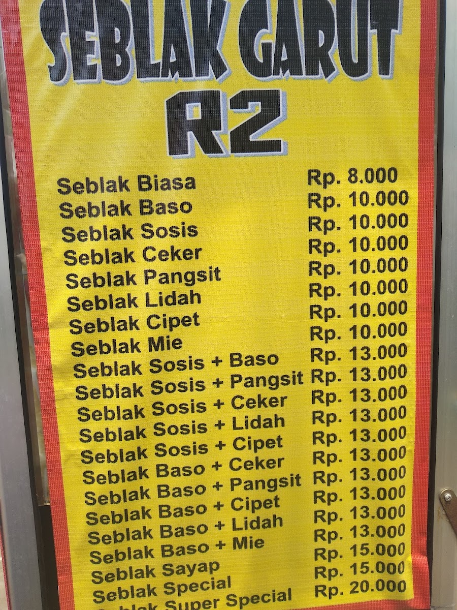Seblak Garut R2 Photo Menu 2