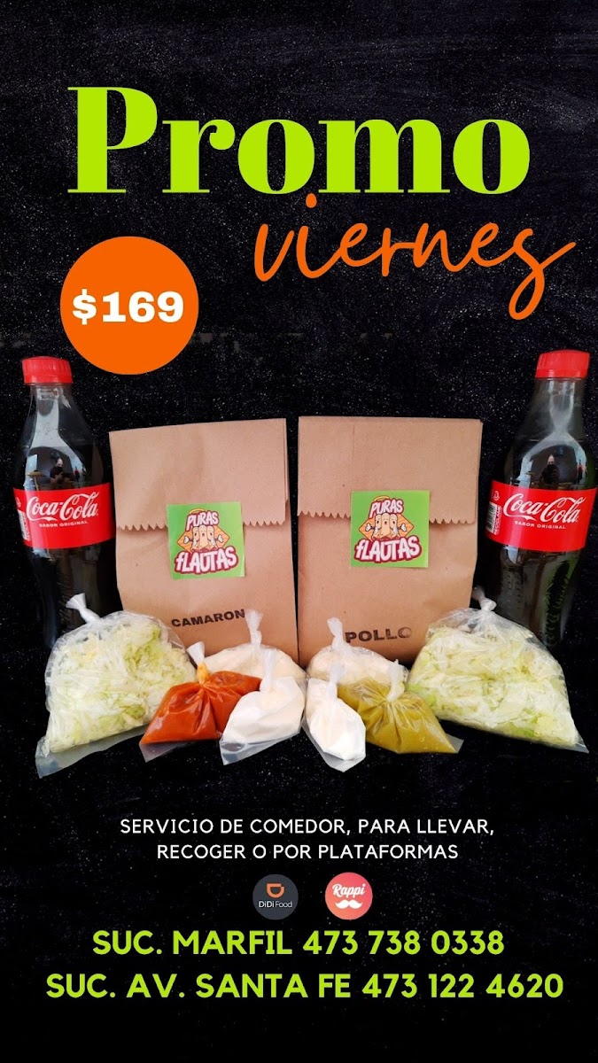 Puras Flautas Photo Menu 1