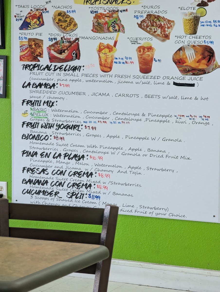 La Tropicana Fruit Delight & More Photo Menu 2