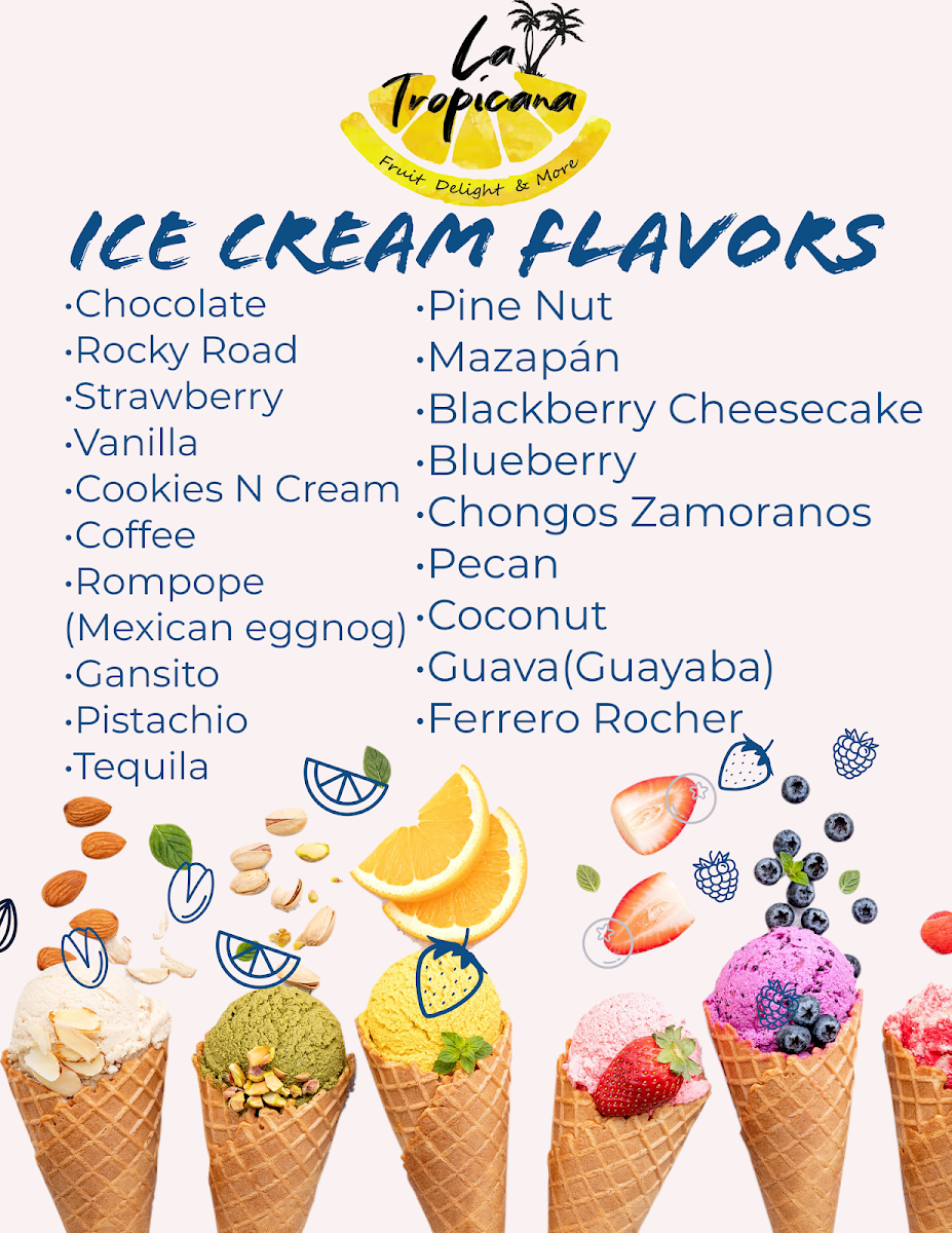 La Tropicana Fruit Delight & More Photo Menu 3