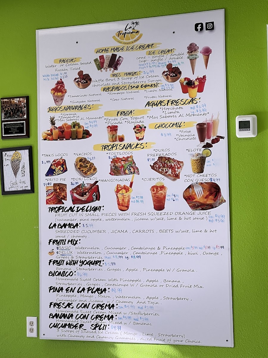 La Tropicana Fruit Delight & More Photo Menu 4