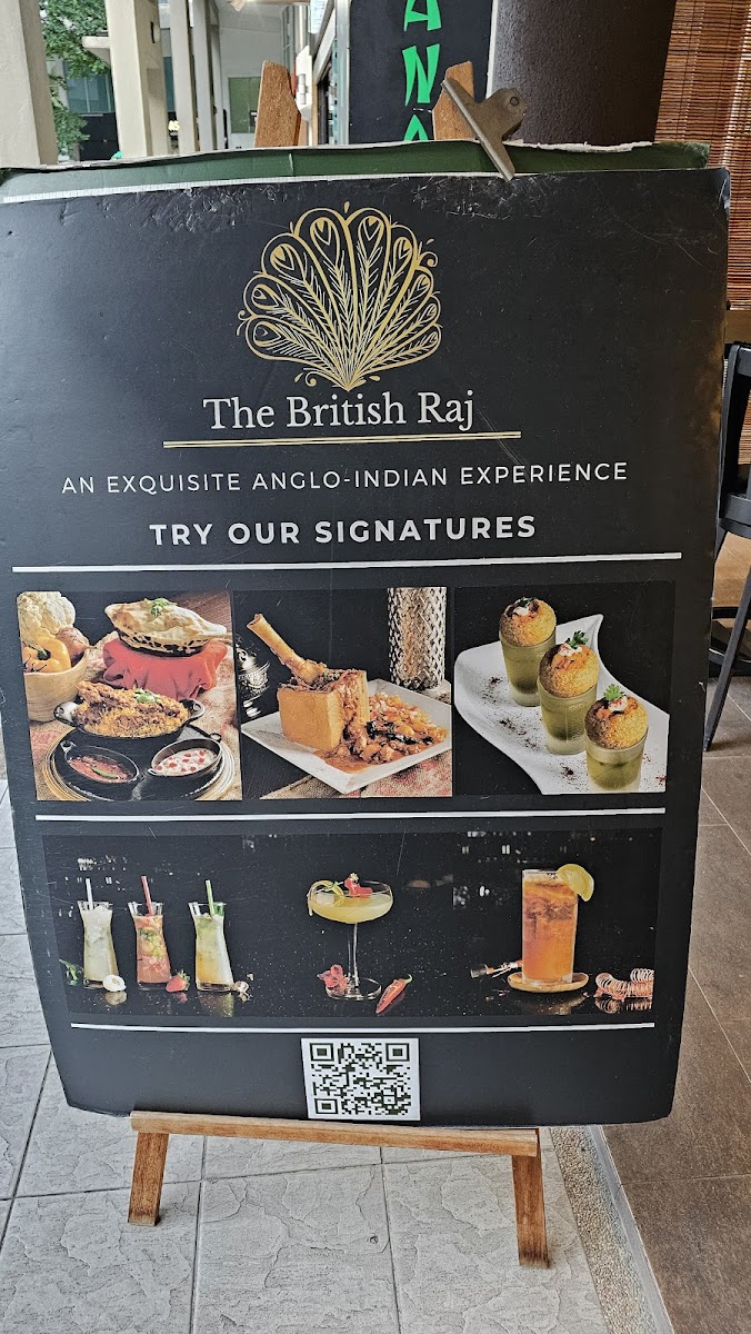 The British Raj Photo Menu 10