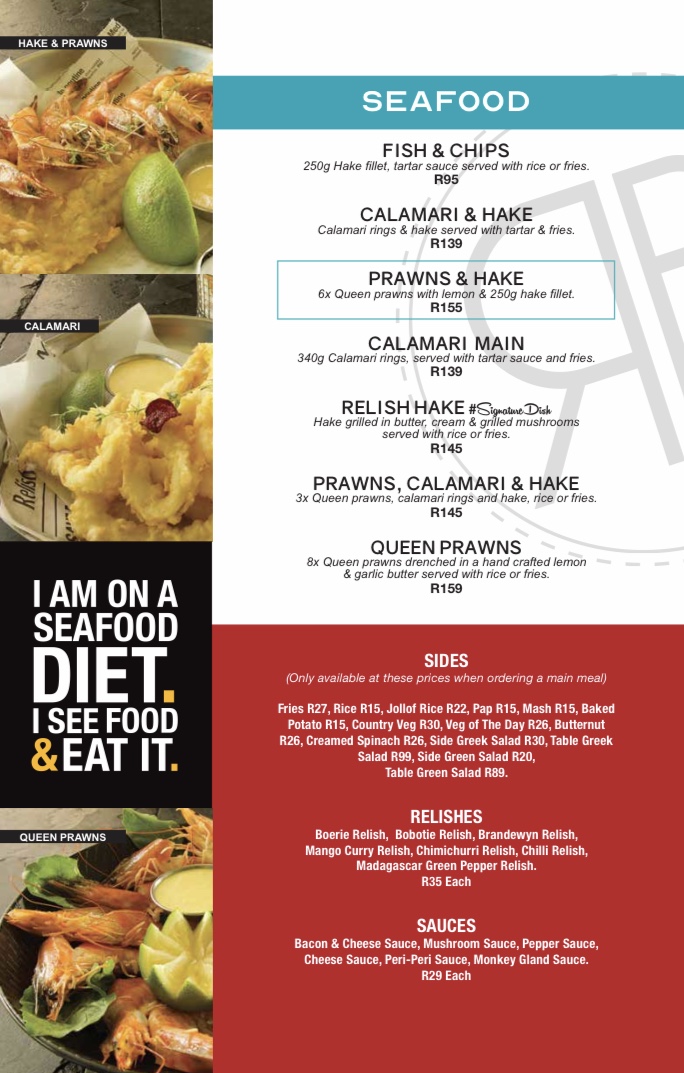 RELISH RESTAURANT & BAR Photo Menu 6