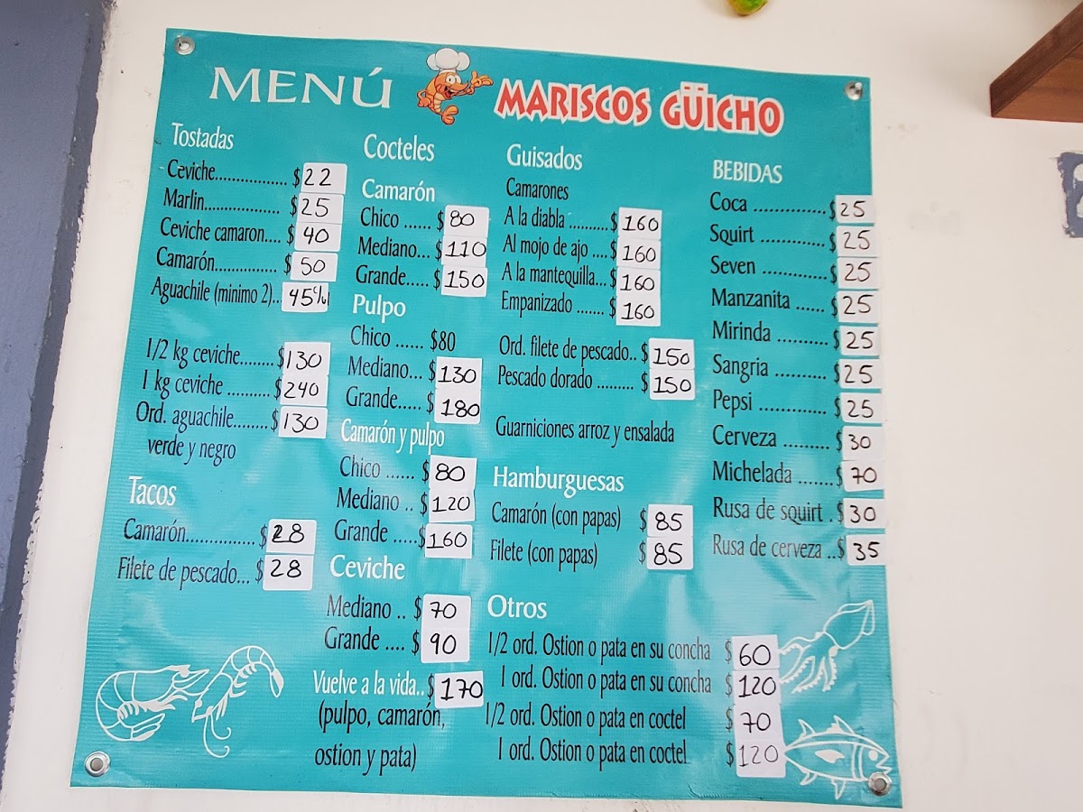 Mariscos guicho Photo Menu 1