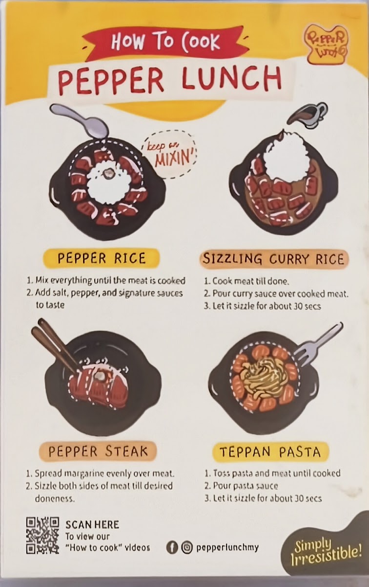 Pepper Lunch @ Aeon Taman Maluri Photo Menu 4
