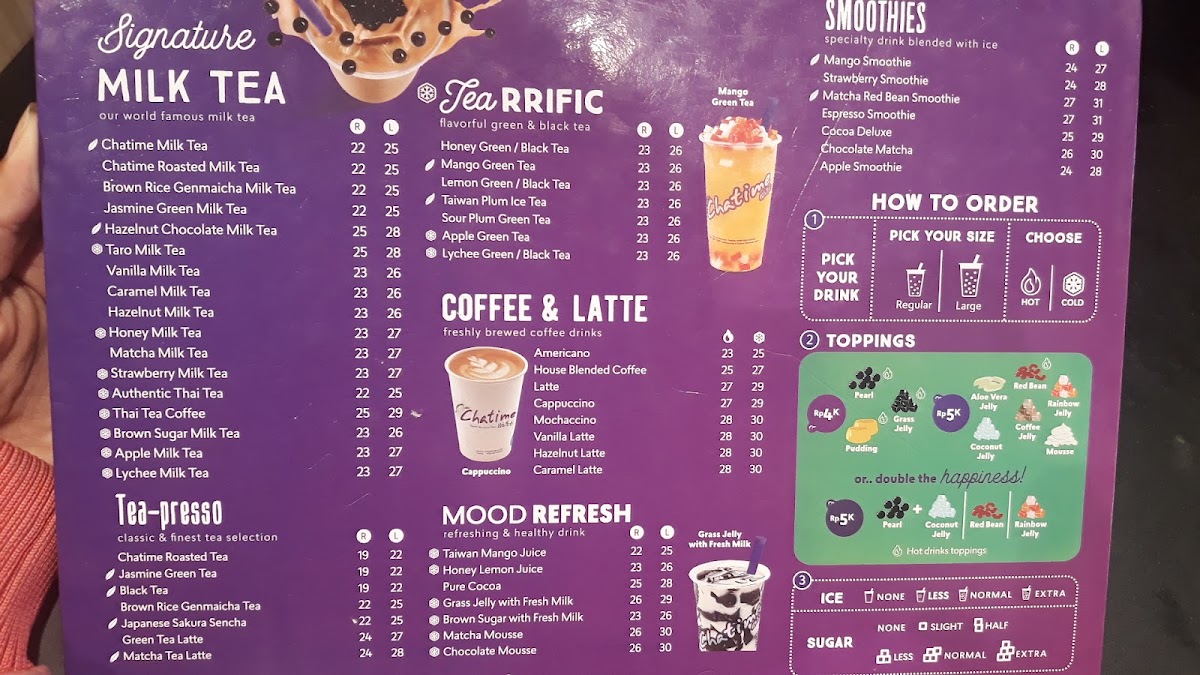 Chatime - Caman Bekasi Photo Menu 1
