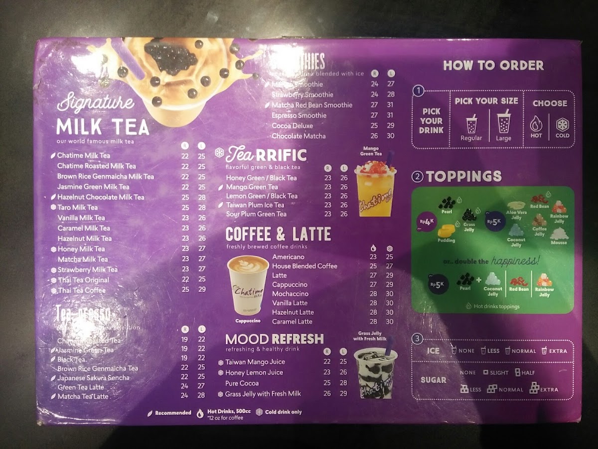 Chatime - Caman Bekasi Photo Menu 2