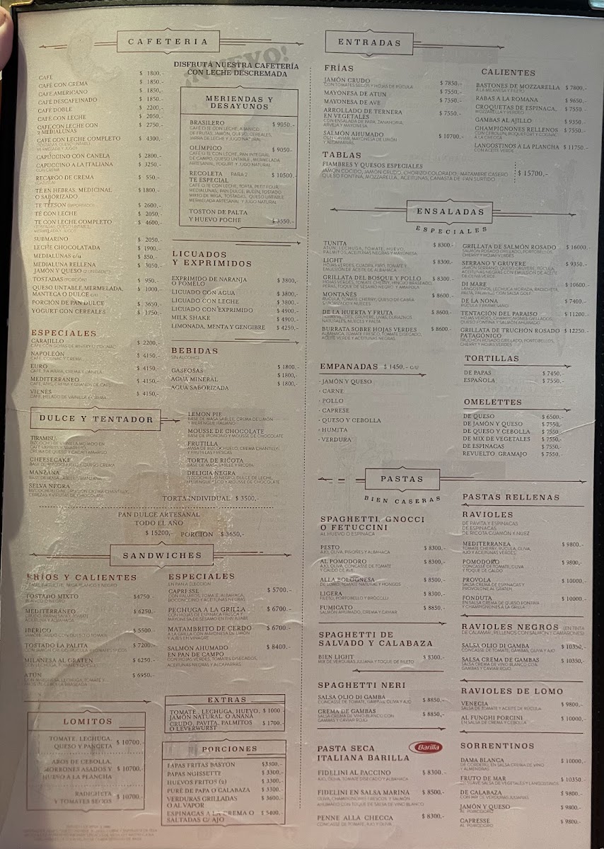La Palita Photo Menu 1