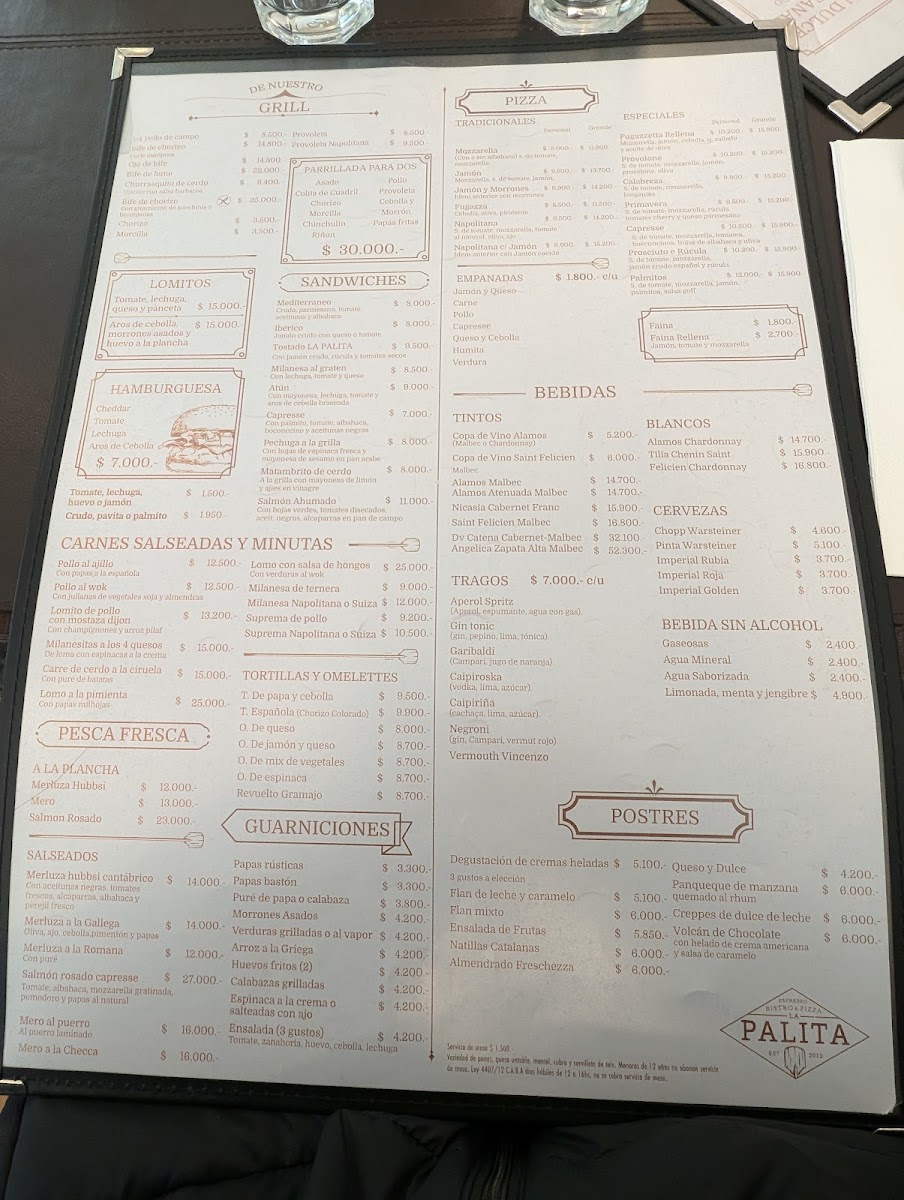 La Palita Photo Menu 5