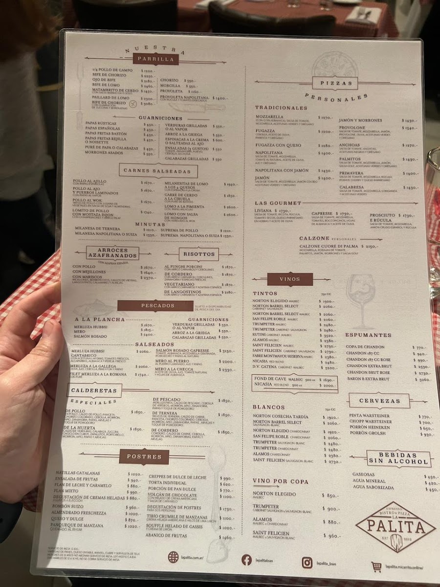La Palita Photo Menu 8