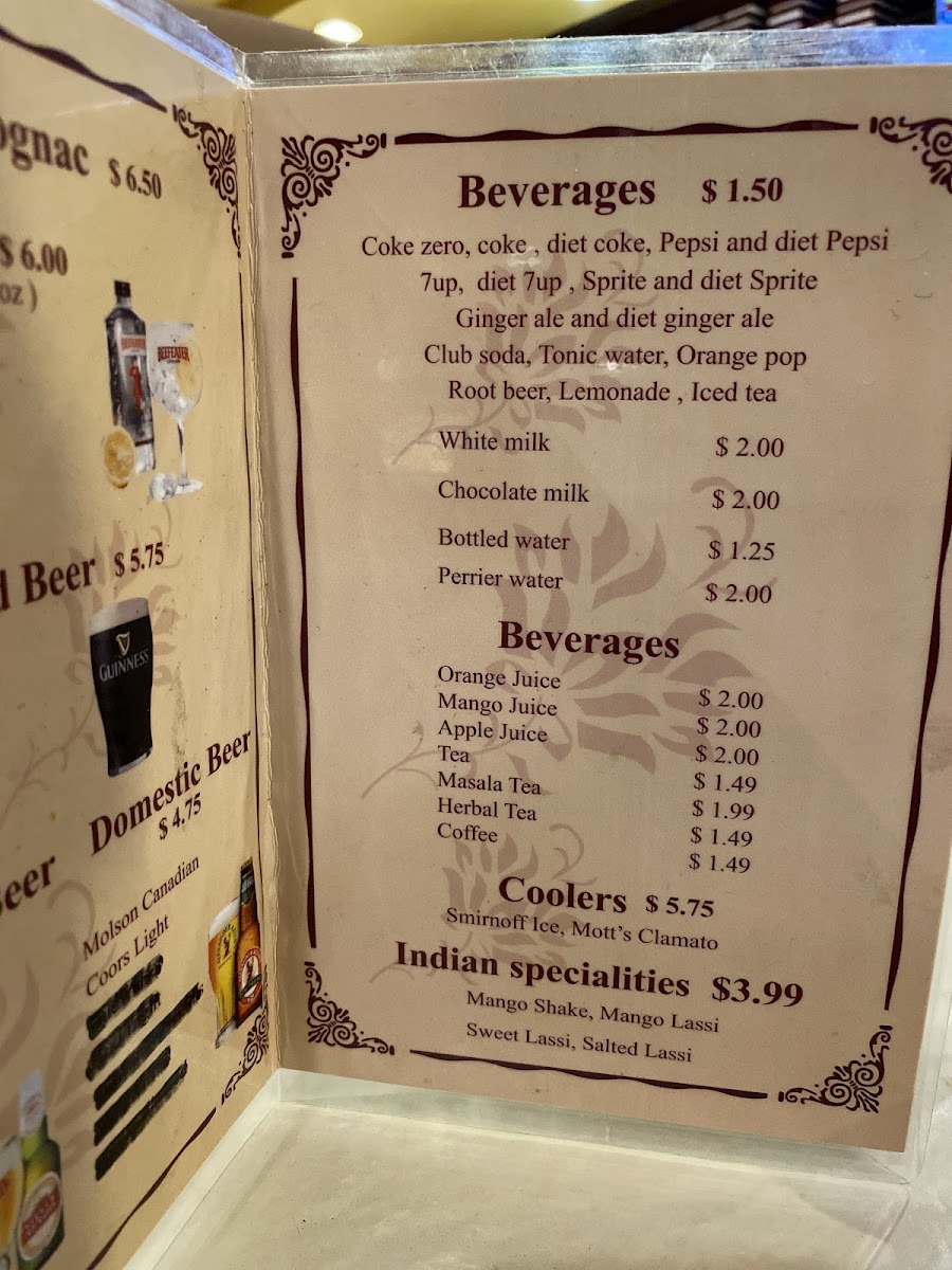 Kwality Fine Indian Cuisine Restaurant Photo Menu 6