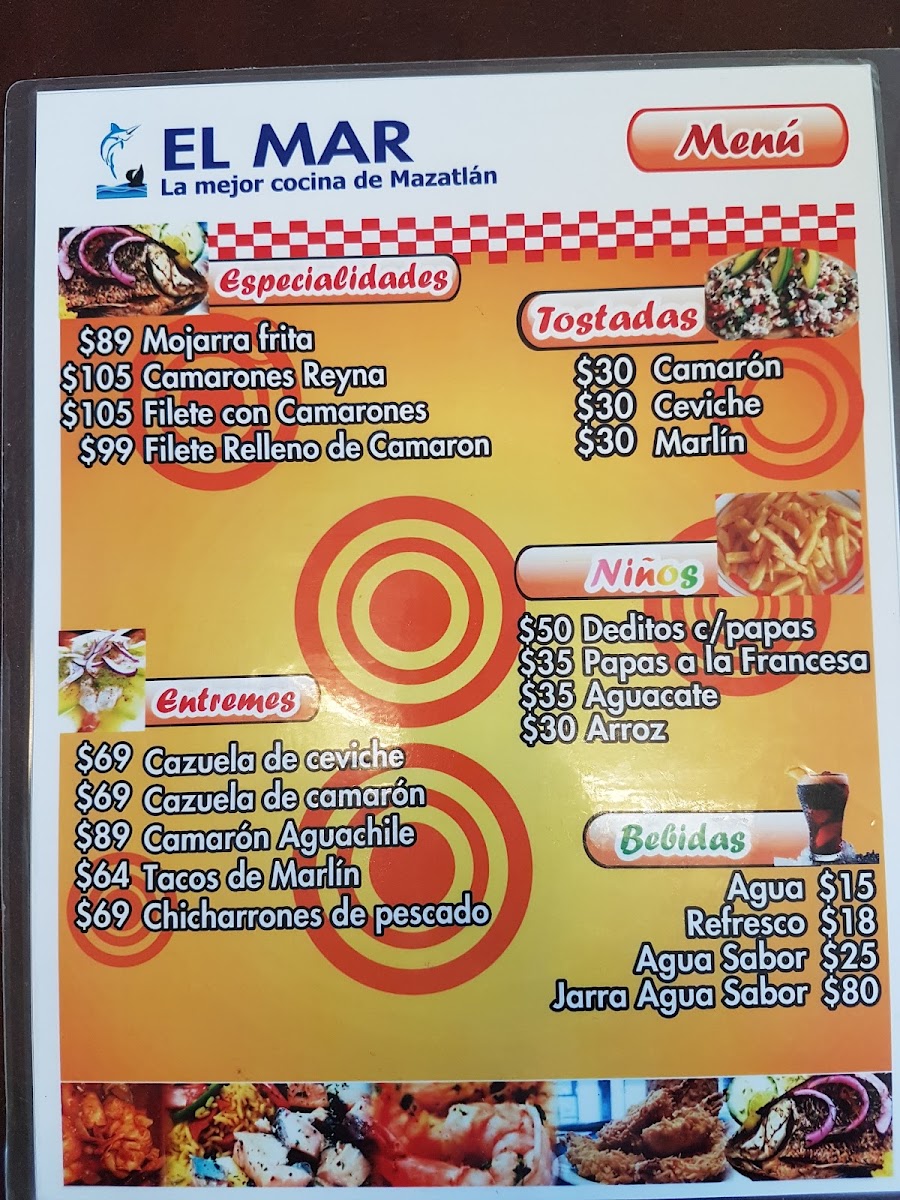 El Mar - La Mejor cocina de Mazatlan Photo Menu 2