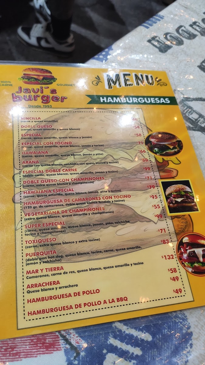 Javi's Burguer Photo Menu 8